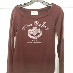 Juicy couture long sleeve t-shirt
